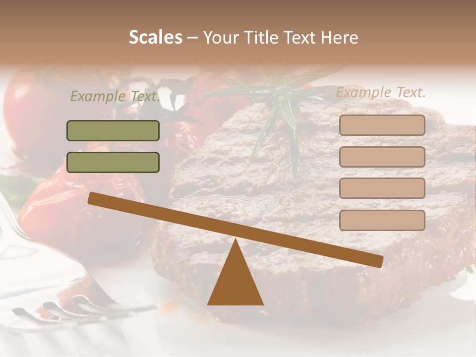 Dish Fork Lunch PowerPoint Template