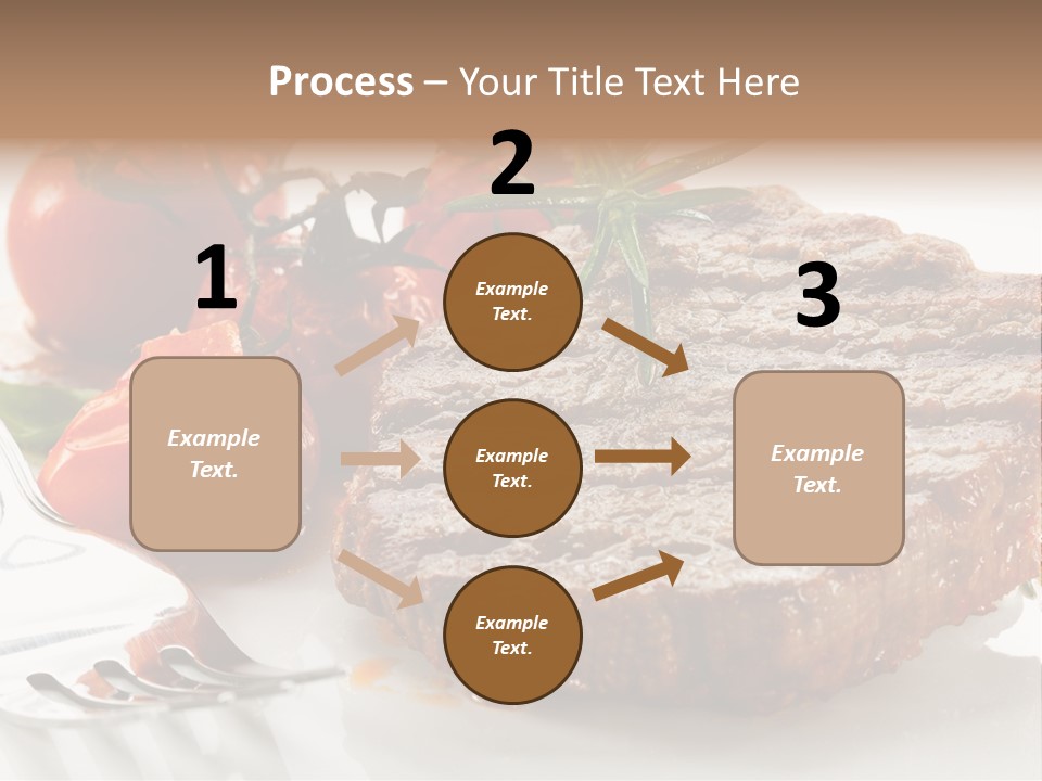 Dish Fork Lunch PowerPoint Template