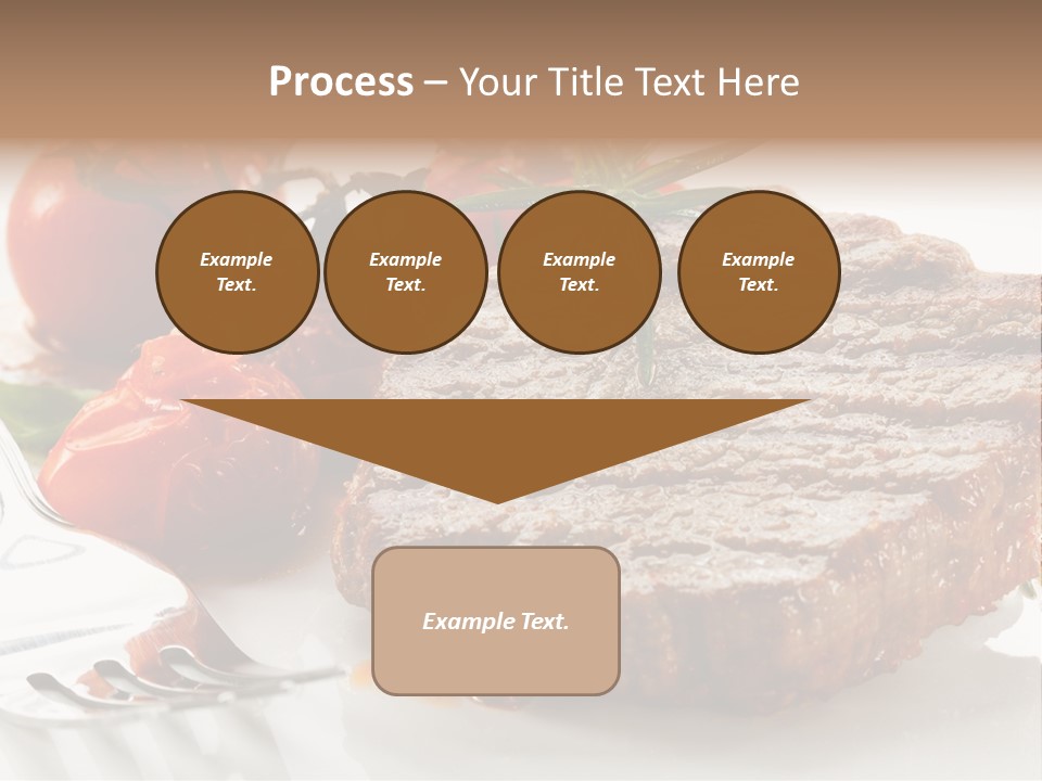 Dish Fork Lunch PowerPoint Template