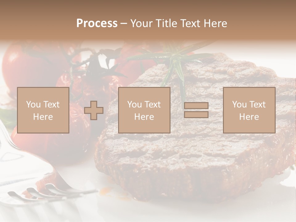Dish Fork Lunch PowerPoint Template