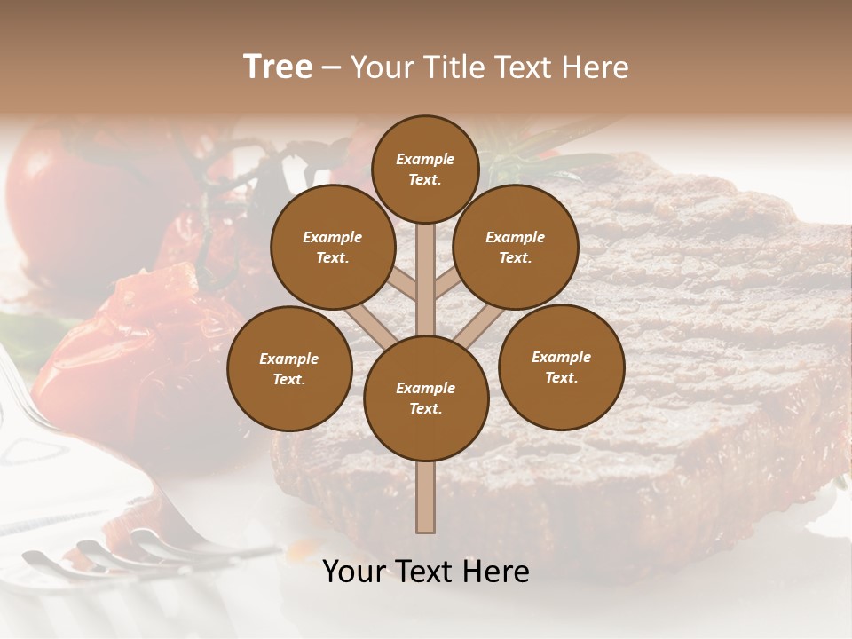 Dish Fork Lunch PowerPoint Template