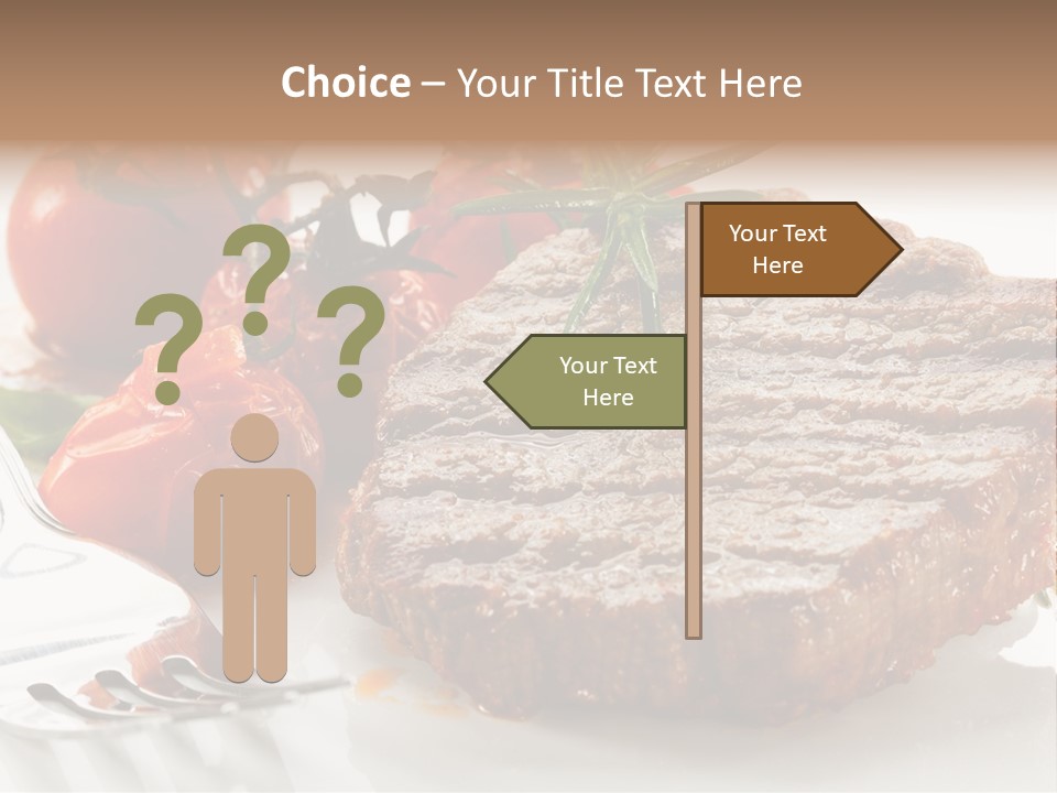 Dish Fork Lunch PowerPoint Template