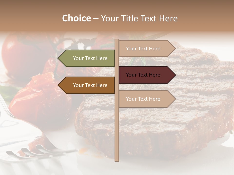 Dish Fork Lunch PowerPoint Template