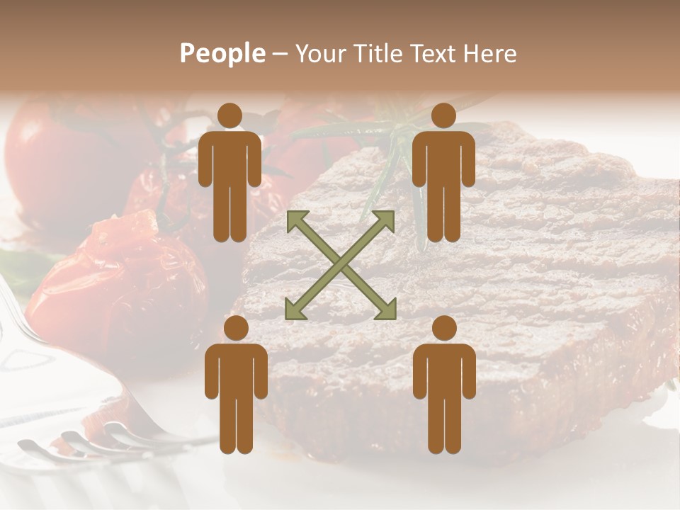 Dish Fork Lunch PowerPoint Template