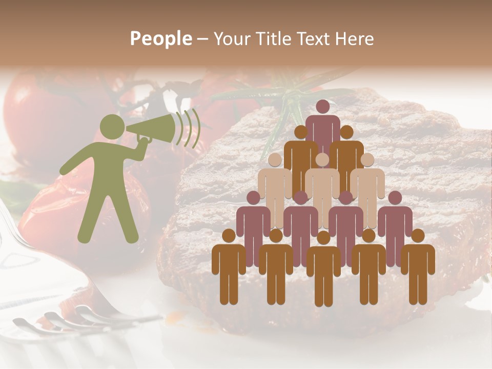 Dish Fork Lunch PowerPoint Template