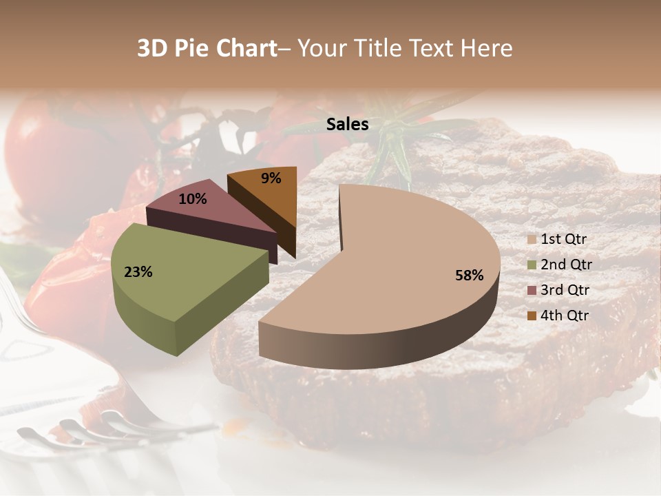 Dish Fork Lunch PowerPoint Template