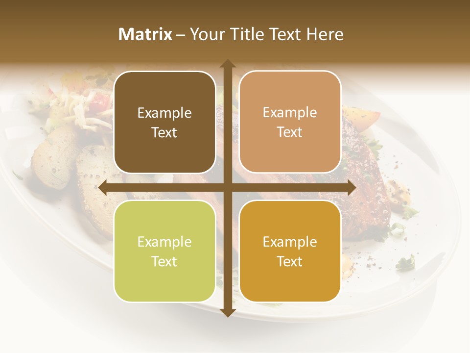 Grilled Vegetables Meal PowerPoint Template
