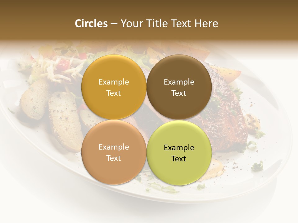 Grilled Vegetables Meal PowerPoint Template
