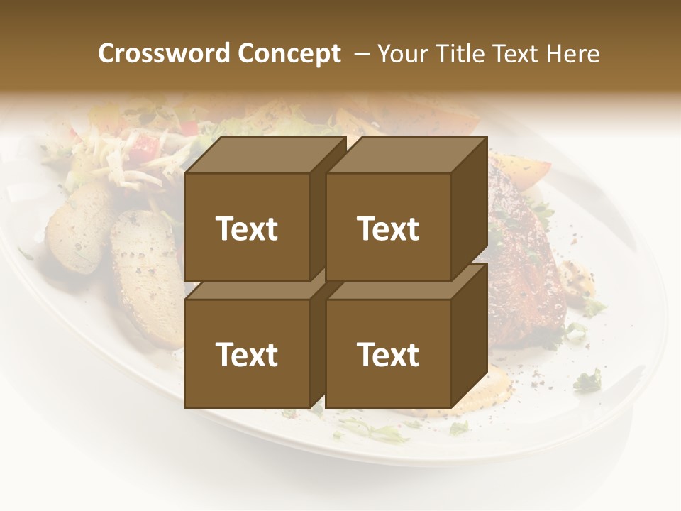Grilled Vegetables Meal PowerPoint Template