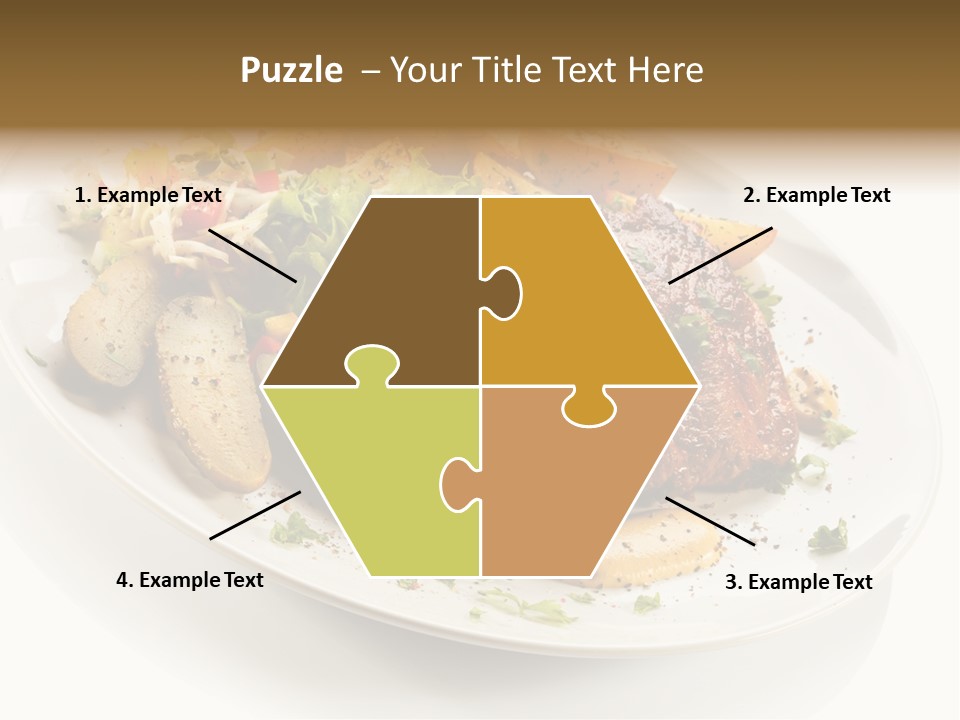 Grilled Vegetables Meal PowerPoint Template