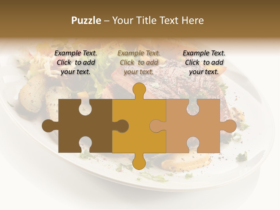 Grilled Vegetables Meal PowerPoint Template