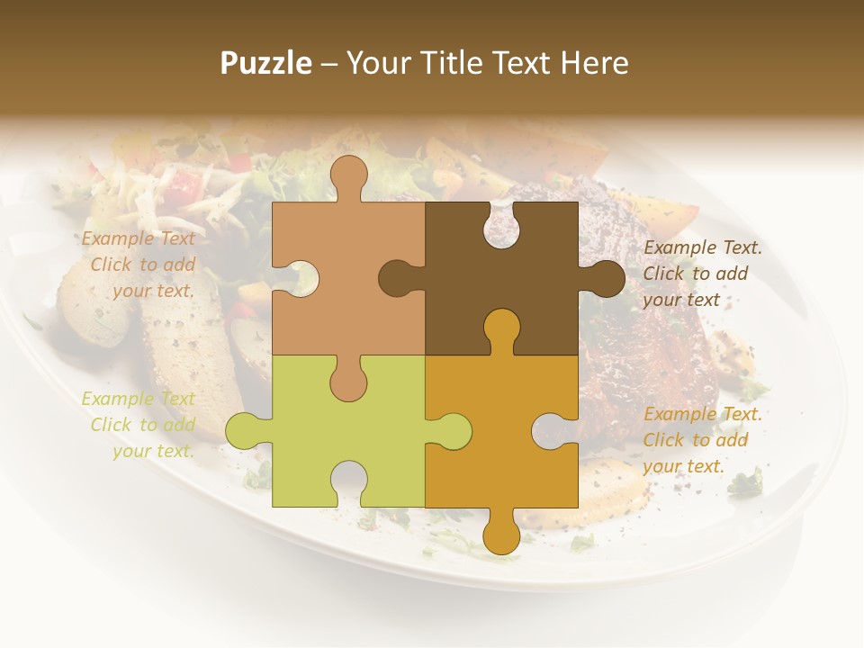 Grilled Vegetables Meal PowerPoint Template