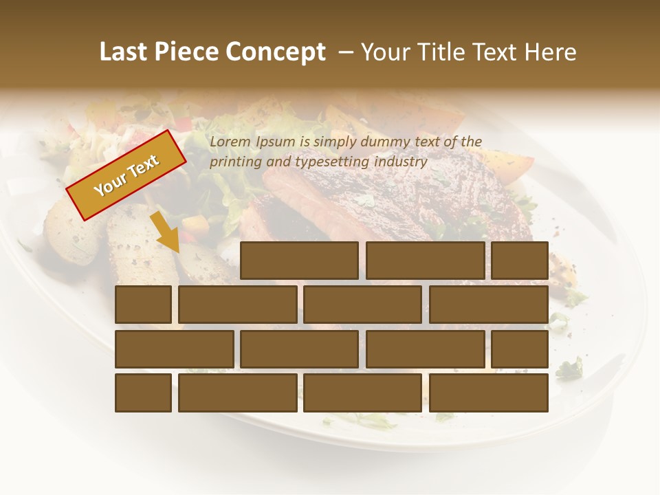 Grilled Vegetables Meal PowerPoint Template