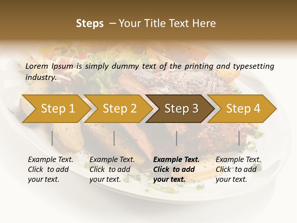 Grilled Vegetables Meal PowerPoint Template