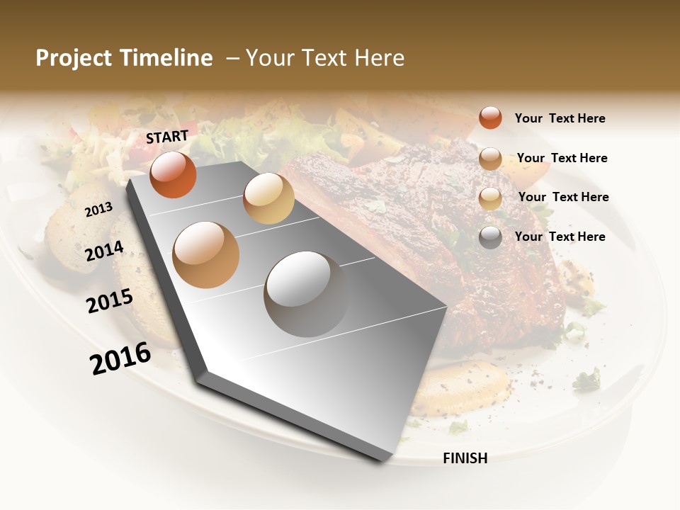 Grilled Vegetables Meal PowerPoint Template