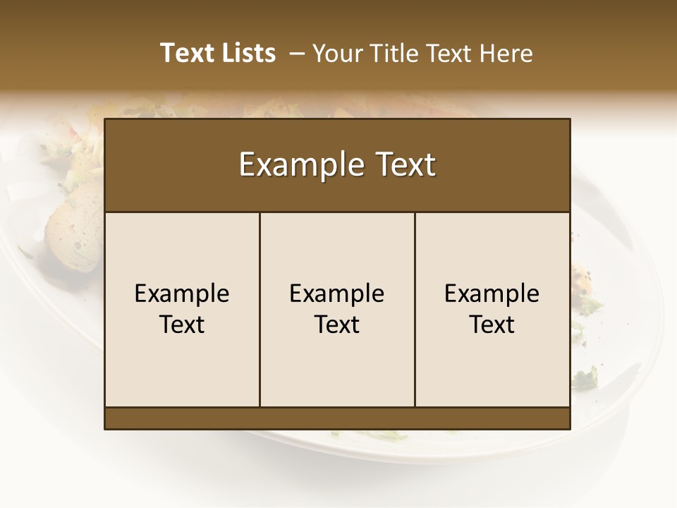 Grilled Vegetables Meal PowerPoint Template