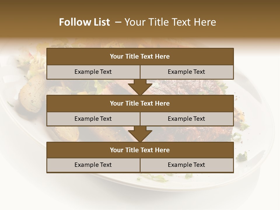 Grilled Vegetables Meal PowerPoint Template
