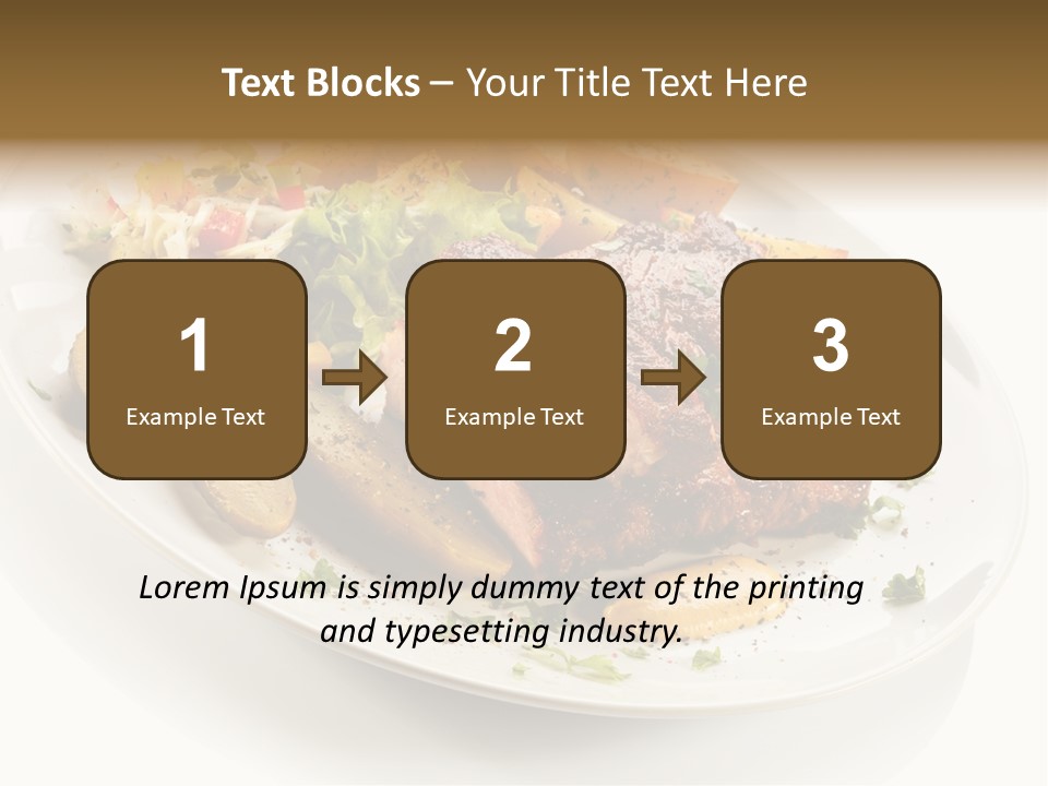 Grilled Vegetables Meal PowerPoint Template