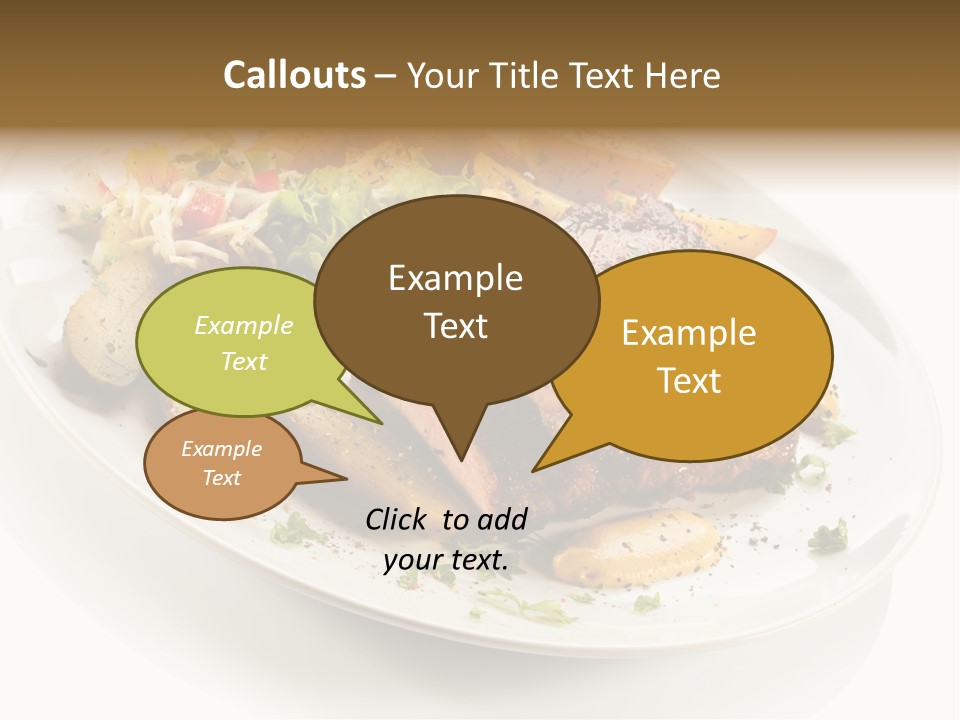 Grilled Vegetables Meal PowerPoint Template