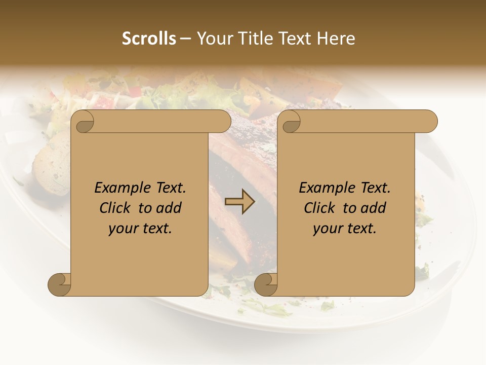 Grilled Vegetables Meal PowerPoint Template