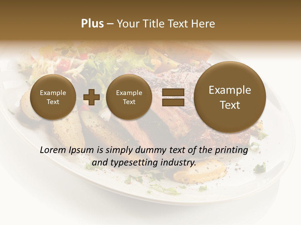 Grilled Vegetables Meal PowerPoint Template