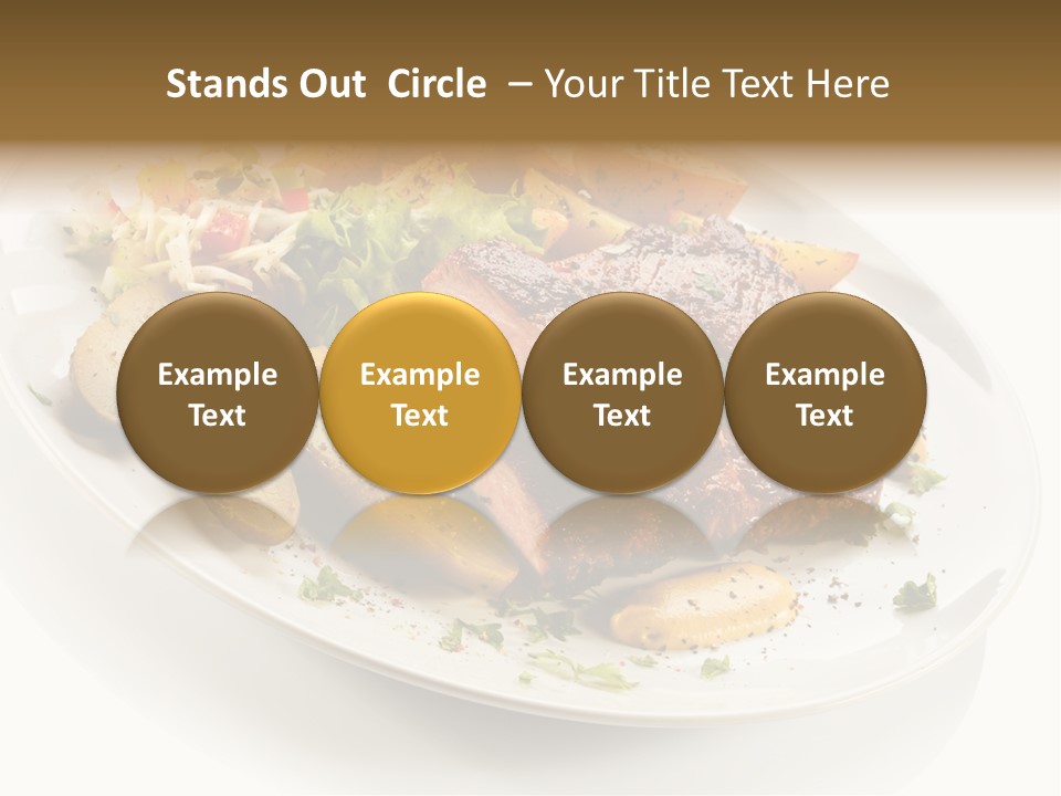 Grilled Vegetables Meal PowerPoint Template