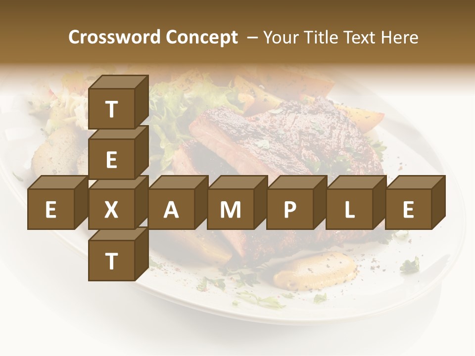 Grilled Vegetables Meal PowerPoint Template