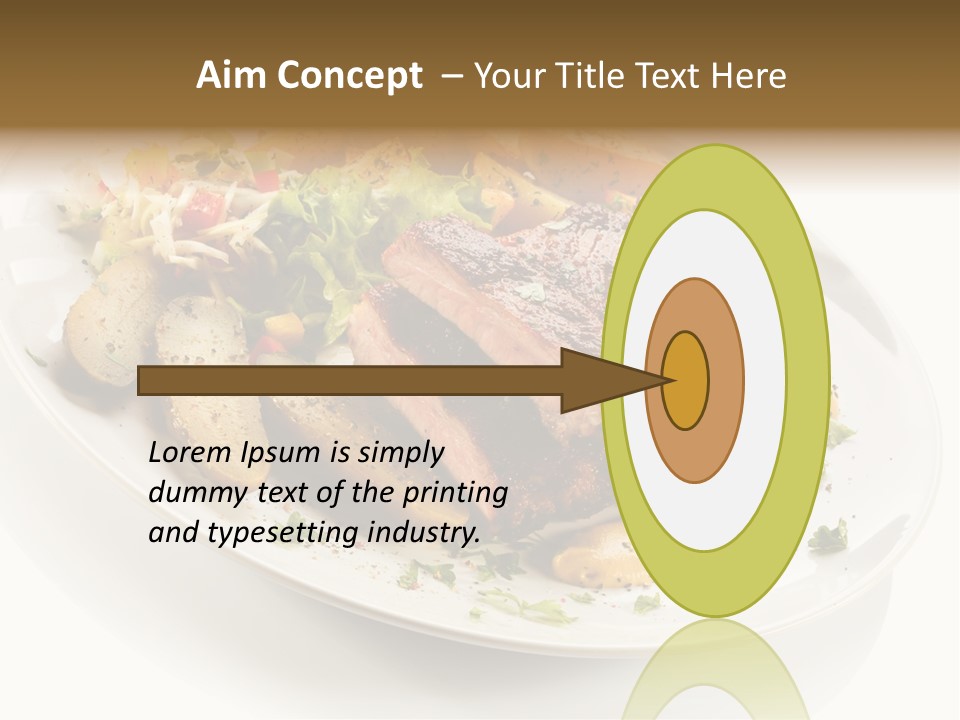 Grilled Vegetables Meal PowerPoint Template