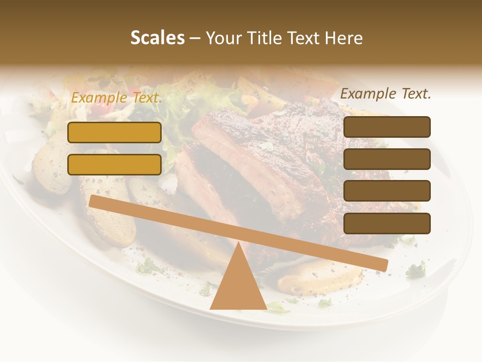 Grilled Vegetables Meal PowerPoint Template