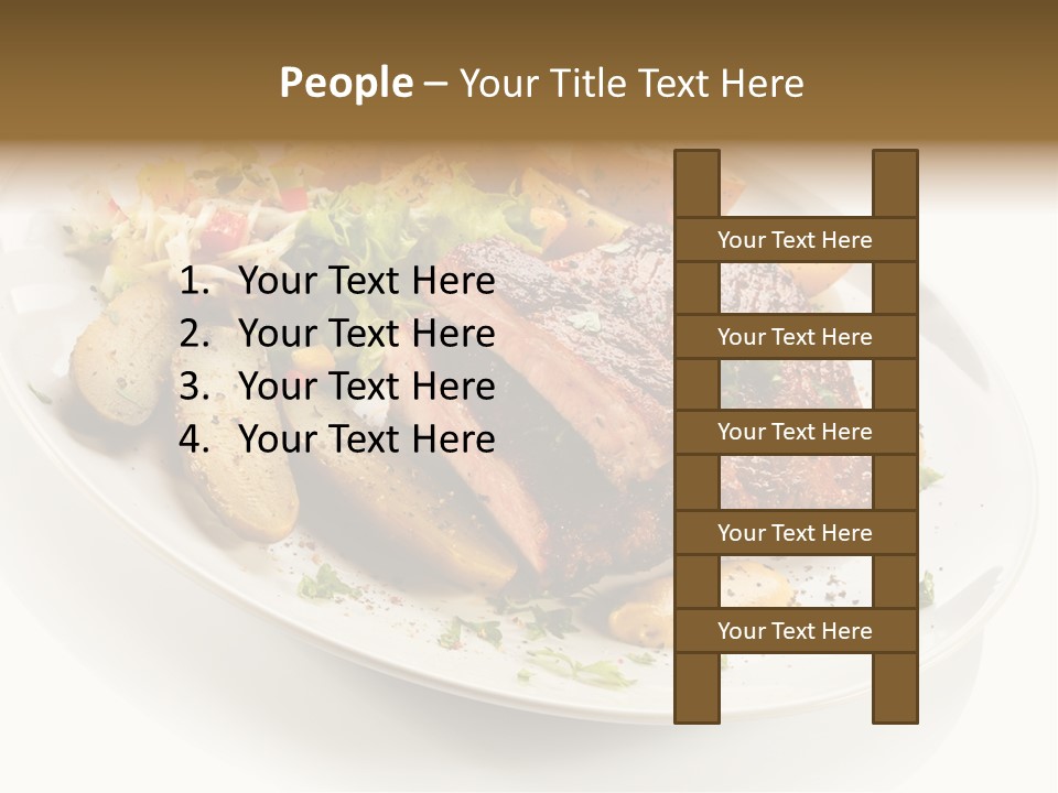 Grilled Vegetables Meal PowerPoint Template