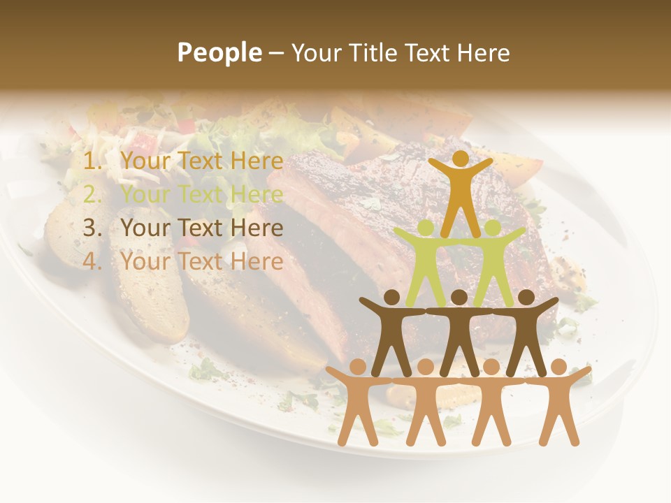 Grilled Vegetables Meal PowerPoint Template