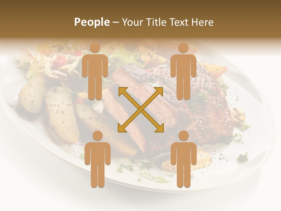 Grilled Vegetables Meal PowerPoint Template