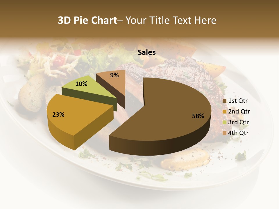 Grilled Vegetables Meal PowerPoint Template