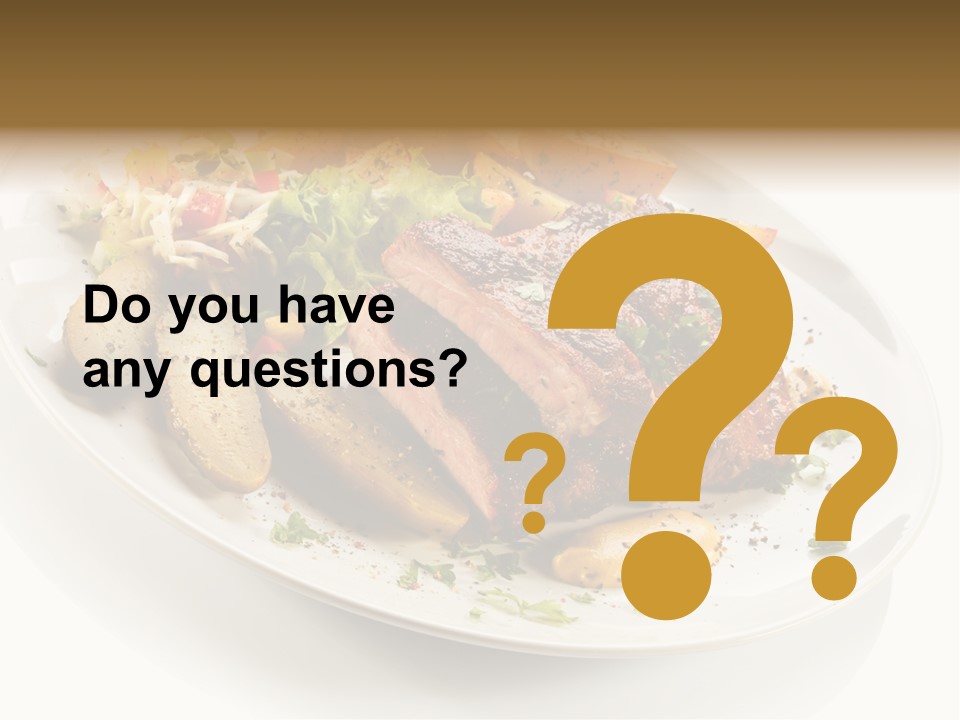 Grilled Vegetables Meal PowerPoint Template