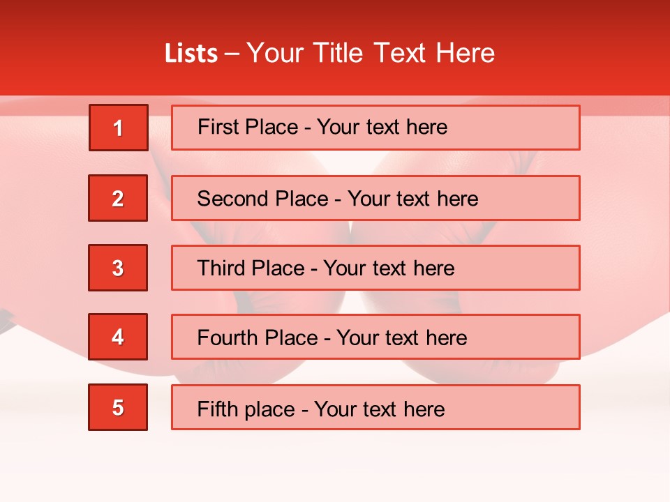 Training Equipment Cloth PowerPoint Template