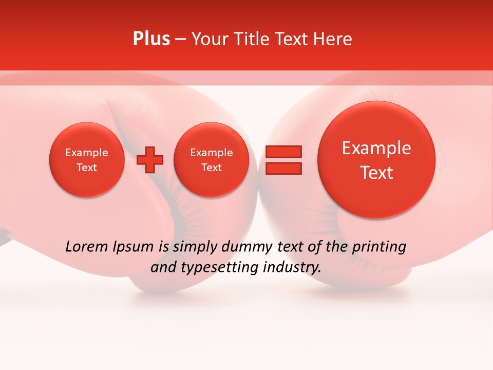 Training Equipment Cloth PowerPoint Template