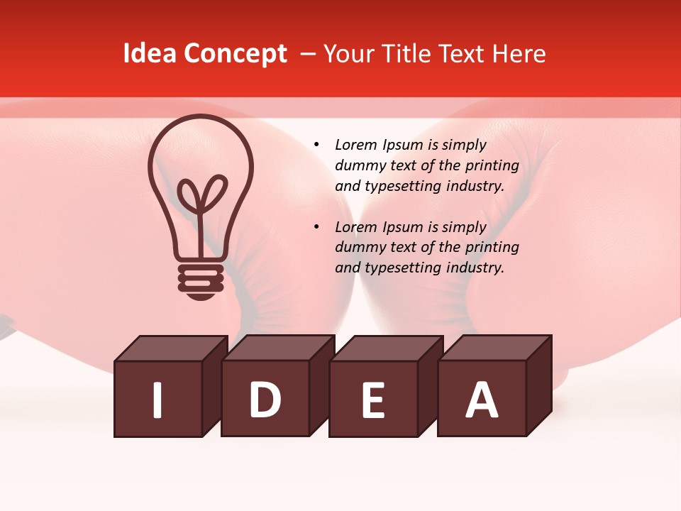 Training Equipment Cloth PowerPoint Template