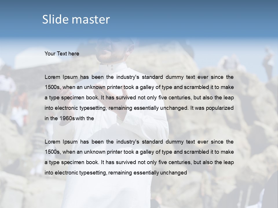 Medina Minaret Ethnic PowerPoint Template