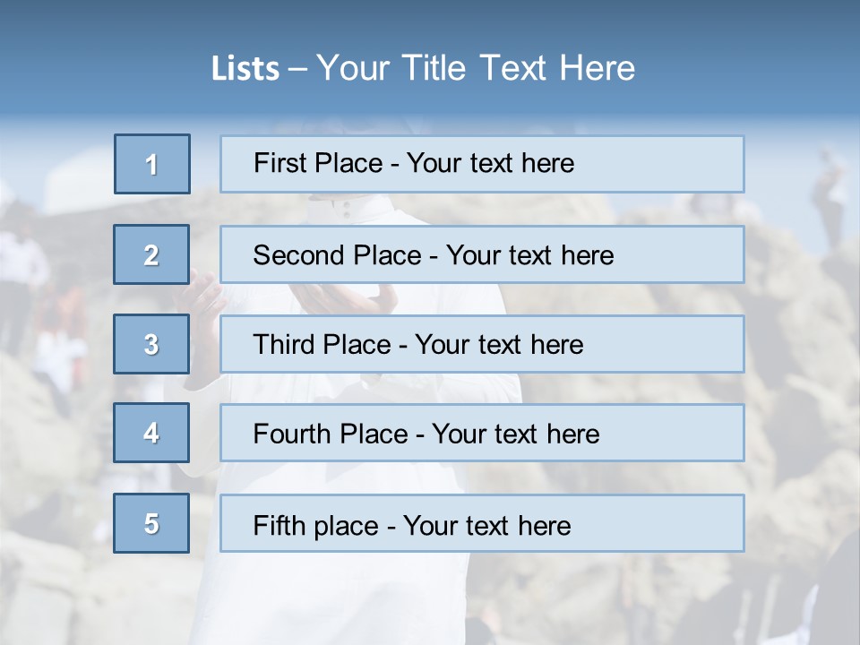 Medina Minaret Ethnic PowerPoint Template
