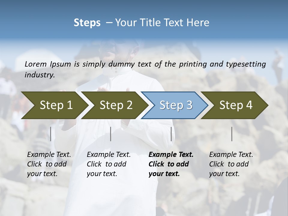 Medina Minaret Ethnic PowerPoint Template