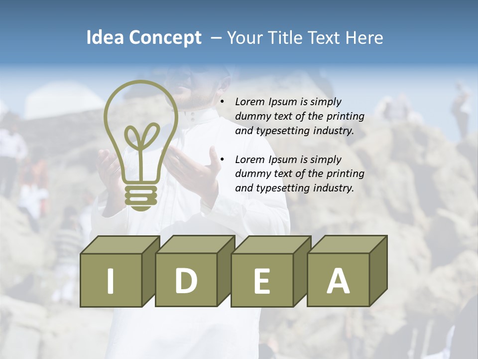 Medina Minaret Ethnic PowerPoint Template