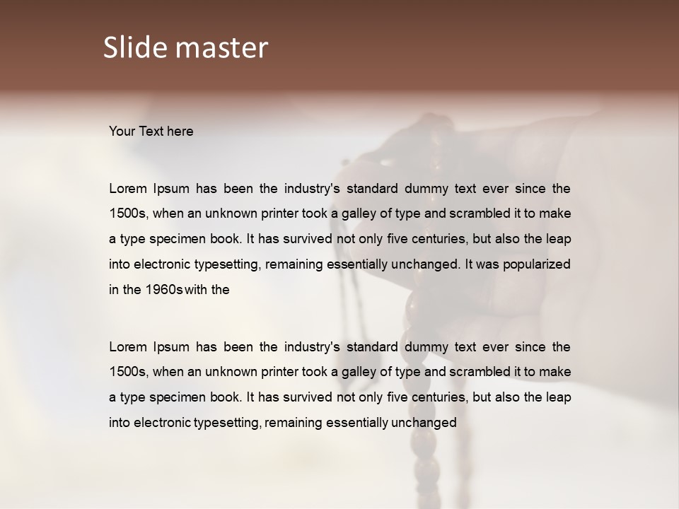 Haram Prayers Muslim PowerPoint Template