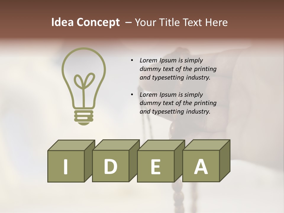 Haram Prayers Muslim PowerPoint Template