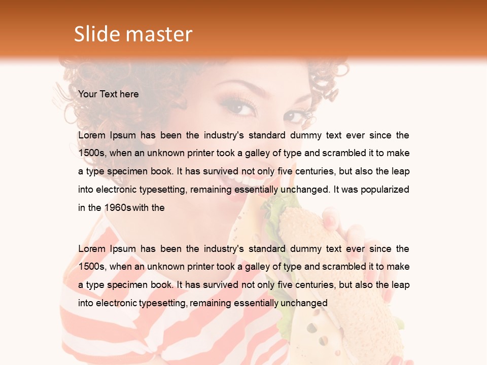 Enjoy Diet Dinner PowerPoint Template