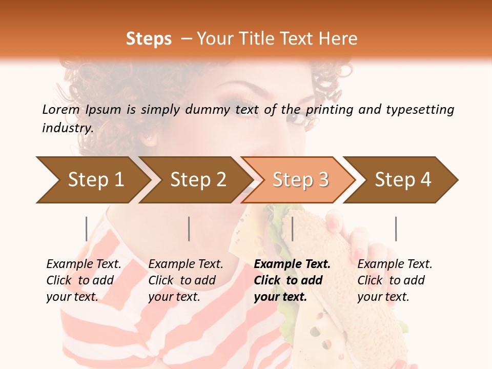 Enjoy Diet Dinner PowerPoint Template