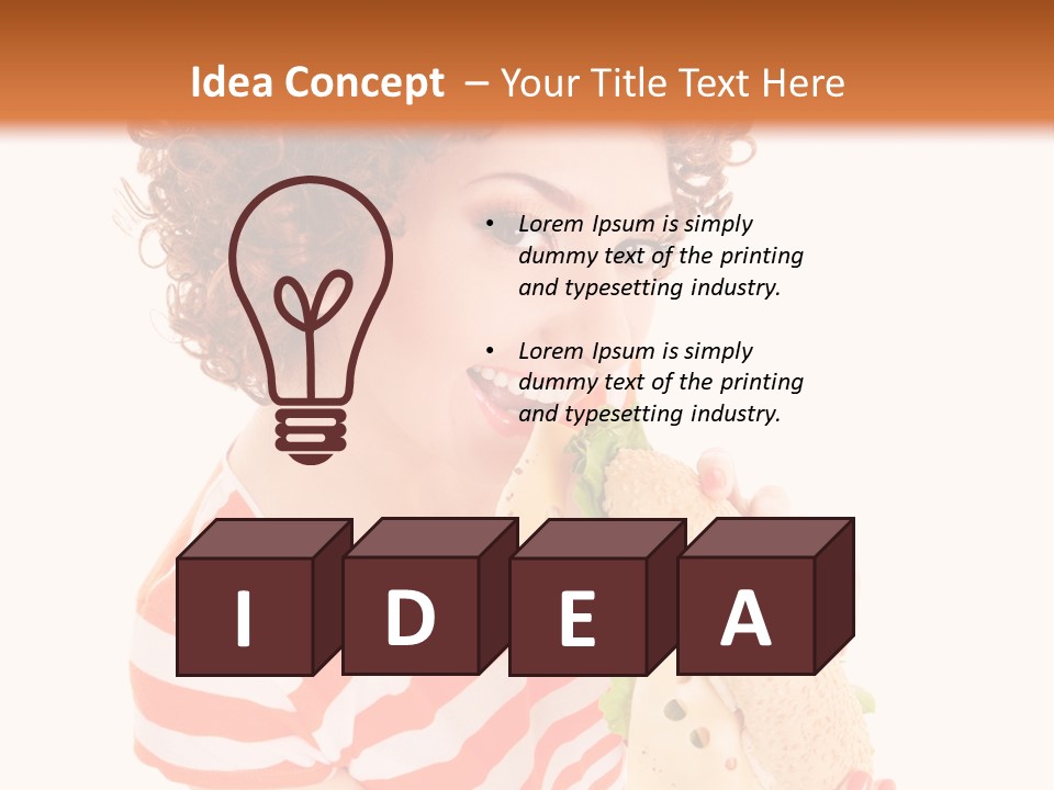 Enjoy Diet Dinner PowerPoint Template