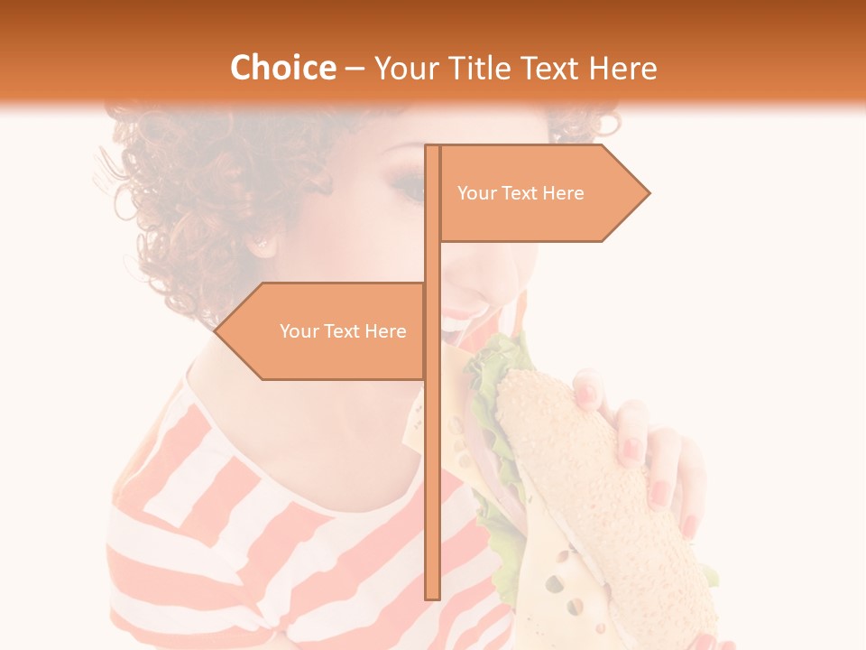 Enjoy Diet Dinner PowerPoint Template