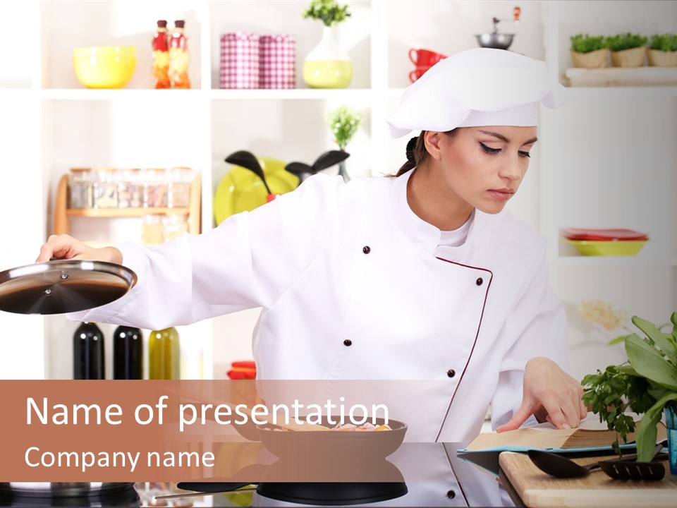 Gourmet Charming Spices PowerPoint Template