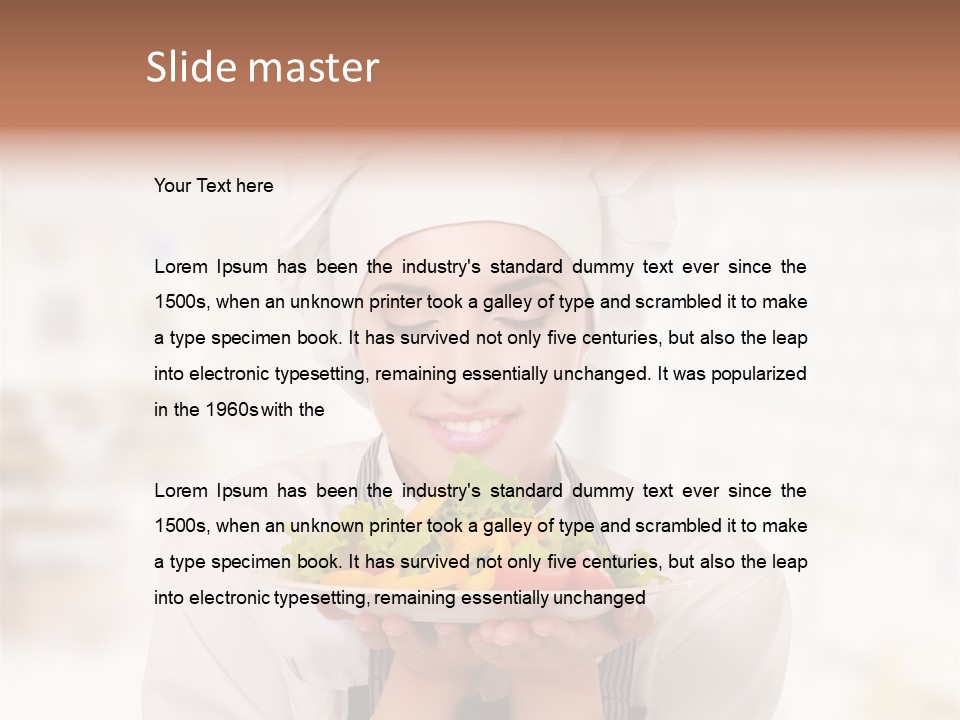 Line Break Form PowerPoint Template