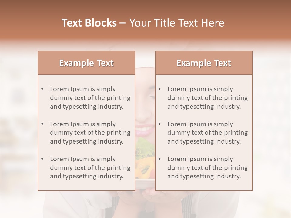 Line Break Form PowerPoint Template